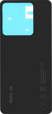 Produktbild von Xiaomi, Akkuabdeckung für Xiaomi Redmi Note 13 5G Original Service Pack, Schwarz