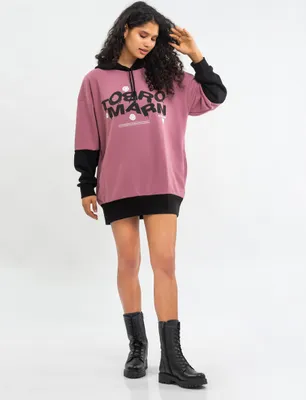 Produktbild von Tom Barron Freizeitanzug WOMEN OVERSIZE FIT TUNIC SWEATSHIRT