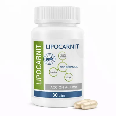 Produktbild von Lipocarnit – Kapseln zur Unterstützung von Stoffwechsel & Energie im Alltag - 30 Kapseln