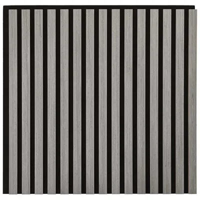 Image de Panneaux muraux vidaXL, lot de 8, gris, 60,5 x 60 cm