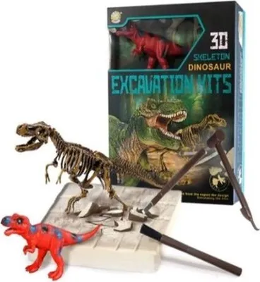 Obrázok produktu pre Skamenelina dinosaura T-Rexa + figúrka 1009481