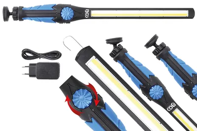 Produktbild von BGS technic COB-LED / UV Handheld Work Lamp, 508 mm, 508 g