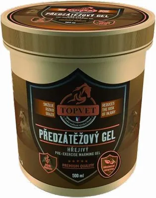 Zdjęcie produktu dla Żel rozgrzewający dla koni przed wyścigiem 500ml