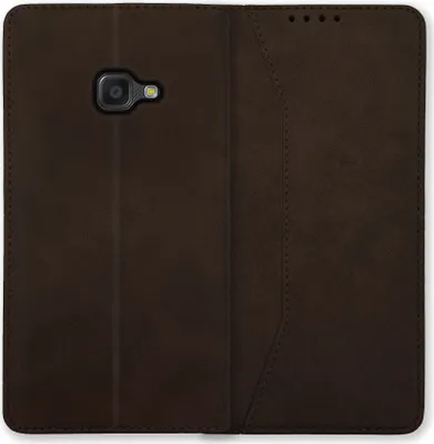 Produktbild von Bookstyle 'Premium' Schutzhülle Klapphülle Schutztasche Etui Cover für Samsung Galaxy Xcover 4 - Coffee