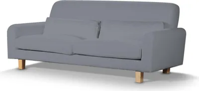 Produktbild von Dekoria Bezug für Sofa Nikkala, grau, Nikkala Sofabezug kurz