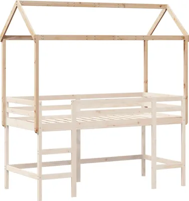 Produktbild von vidaXL Dach für Kinderbett 217x95,5x159 cm Massivholz Kiefer