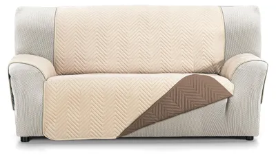 Produktbild von Martina Home Milano 3-Sitzer-Sofabezug – Beige/Braun