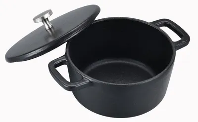 Immagine prodotto di Cocotte - BAUMALU - Mini rotonda 14 - Fonte - Coperchio - Design