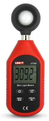 Produktbild von Lichtmesser Luxmeter Beleuchtungsstärkemesser - 0 bis 199.999 Lux - LCD-Display - Umschaltbar Lux und Fußkerzen