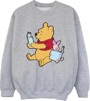 Immagine prodotto di Winnie the Pooh - Felpa per bambina BI53683 (128) (Grigio sport)