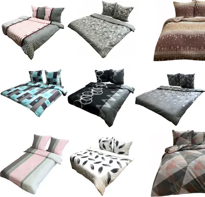 Produktbild von 3 tlg Bettwäsche 200x200 Thermo Fleece Mikrofaser Bettbezug Winter Flauschig, Muster:Galaxy Grau Sterne