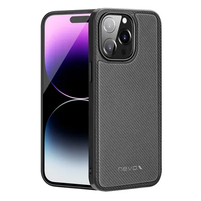 Zdjęcie produktu dla nevox StyleShell Nylo, Pokrowiec, Apple, iPhone 15 Pro Max, 17 cm (6.7"), Czarny