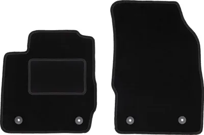Obrázok produktu pre Predné Velúrové autokoberce Standard na mieru pre: Mazda 2 II (2007-2015, hatchback) černé, sada 2 ks, s úchyty