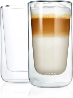 Immagine prodotto di Blomus Thermo Glasses Latte Macchiato Glasses NERO Set da 2 pezzi