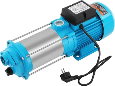 Produktbild von Zentrifugalwasserpumpe, 4000L/h Durchflussrate, Edelstahlkonstruktion, Blau