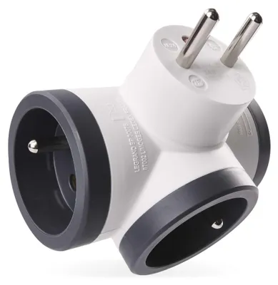 LEGRAND Revolution Rozbočovací zásuvka 3× kulatá