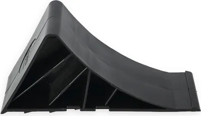 Produktbild von Unterlegkeil Bremskeil 225 x 90 x 100 mm aus schwarzem, stabilem Kunststoff