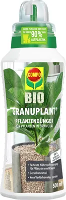 Produktbild von COMPO  GRANUPLANT Pflanzendünger - 100% pflanzliche Inhaltsstoffe - -Flüssigdünger für Pflanzen in Semi- und Hydrokultur - 500 ml