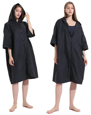Productafbeelding van Microvezel strandponcho met capuchon - Sneldrogend en absorberend