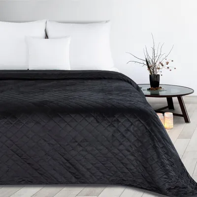 Produktbild von Tagesdecke LUIZ 5 schwarz 170x210 schwarz