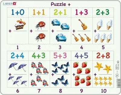 Produktbild von Puzzle+ (Addition von 1 bis 10)