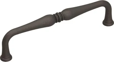 Produktbild von Möbelgriff UR55 für Schränke und Schubladen, Graphit, 128 mm Bohrabstand