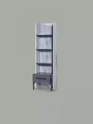 Produktbild von Regal Schrank Bücherregal Schränke Mehrzweck Möbel Braun 165x49x47