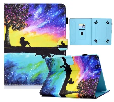 Image de Étui en similicuir pour Samsung Galaxy Tab S6 Lite et 2022, motif 4, neuf
