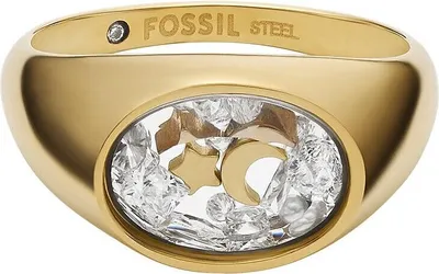 Produktbild von Fingerringen Siegelring Fossil Gold Kollektion - frau