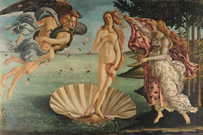 Produktbild von Fototapete - Birth of Venus 375x250cm - Vliestapete.