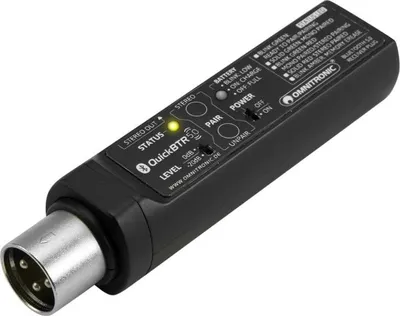 Zdjęcie produktu dla OMNITRONIC QuickBTR-5.0 XLR AptX Bluetooth 5.0 Receiver (13072197)