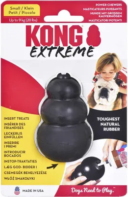 Zdjęcie produktu dla KONG Extreme, Pies, Czarny, Guma, Gryzienie, Przynoszenie, Stany Zjednoczone