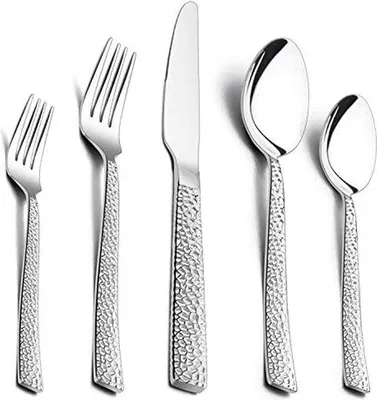Image de Acier inoxydable Ensemble de couverts 72 pièces avec couteau à steak pour 6 personnes