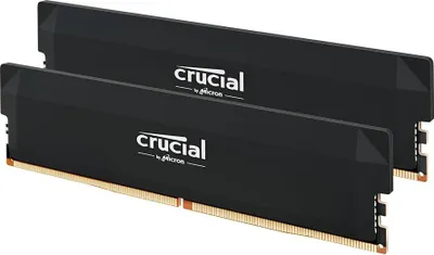 Immagine prodotto di Crucial Pro - DDR5 - Modul - 16 GB - DIMM 288-PIN - 3000 MHz / PC5-48000 - CL38 - 1,35 V - ungepuffert - on-die ECC - Schwarz