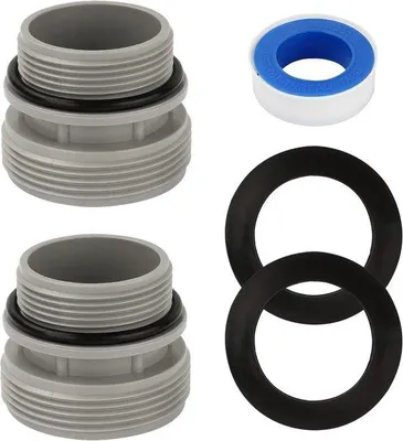 Produktbild von Schwimmschlauchadapter – Set von 2 Schwimmschlauchverbindern mit Dichtung