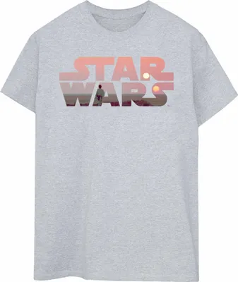 Image de Star Wars - T-shirt "Tatooine" pour femme BI1693 (XXL) (Gris)