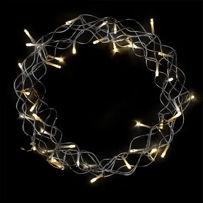 LED Hängekranz / Tischdekoration Metall Ø30cm warmweiß