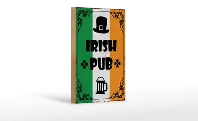 Produktbild von Holzschild Spruch 12x18cm Irish Pub Bier
