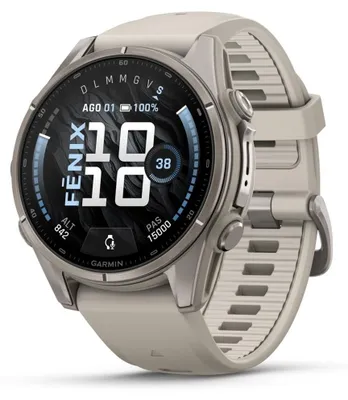 Productafbeelding van Garmin fēnix 9, 3,3 cm (1,3 inch), AMOLED, touchscreen, 64 GB, GPS, 61 g