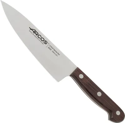 Produktbild von Messer  Kochmesser Arcos Rosenholz  263200 Edelstahl Nitrum und mango Rosenholz mit 15,5 cm Klinge und Klingenabdeckung