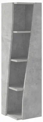 Immagine prodotto di vidaXL Armadietto angolare grigio cemento 27,5x27x102 cm in materiale composito