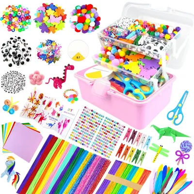 Immagine prodotto di Kit creativo per bambini, composto da 3000 pezzi