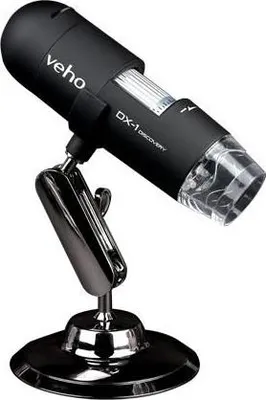 Image de Veho DX-1 - Microscope numérique - noir - 200x - 20x - LED - 10 - 150 mm