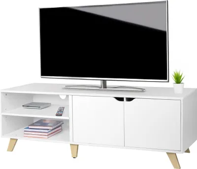 Image de Meuble TV pour téléviseurs de 60 pouces, 6 compartiments