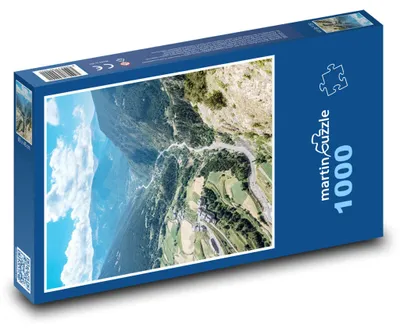 Obrázek produktu pro Puzzle 1000 Cesta horským údolím - martinpuzzle