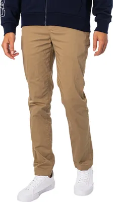 Produktbild von Lacoste Klassische Slim-Fit-Stretch-Chinohose, Beige 33W x 34L