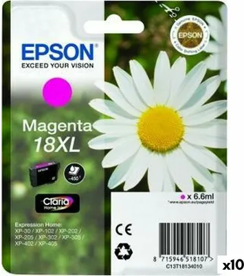 Imagen del producto de Kit de tinta Epson Stag T1302, cartucho de tinta cian DURABrite Ultra, alto rendimiento (L), color cian, 10,1 ml, 1 unidad, envase individual