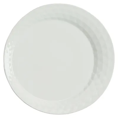 Runder Porzellanteller 32 cm, weiß, mikrowellengeeignet