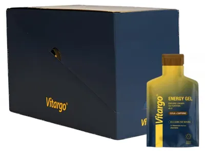 Produktbild von Vitargo Energy Gel (24x45g) Cola + Caffeine - Energie & Ausdauer - Energie-Gel
