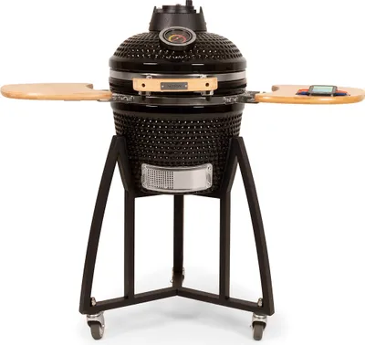 Produktbild von PATTON Kamado Grill Holzkohlegrill "PREMIUM", Grill Ø34cm, Schwarz